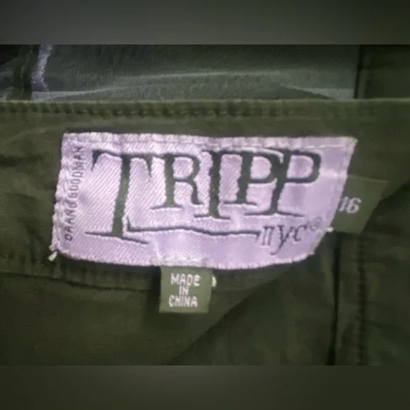 TRIPP NYC RARE! Y2K PURPLE & BLACK LAYERED TULLE SKIRT - Picture 4 of 8